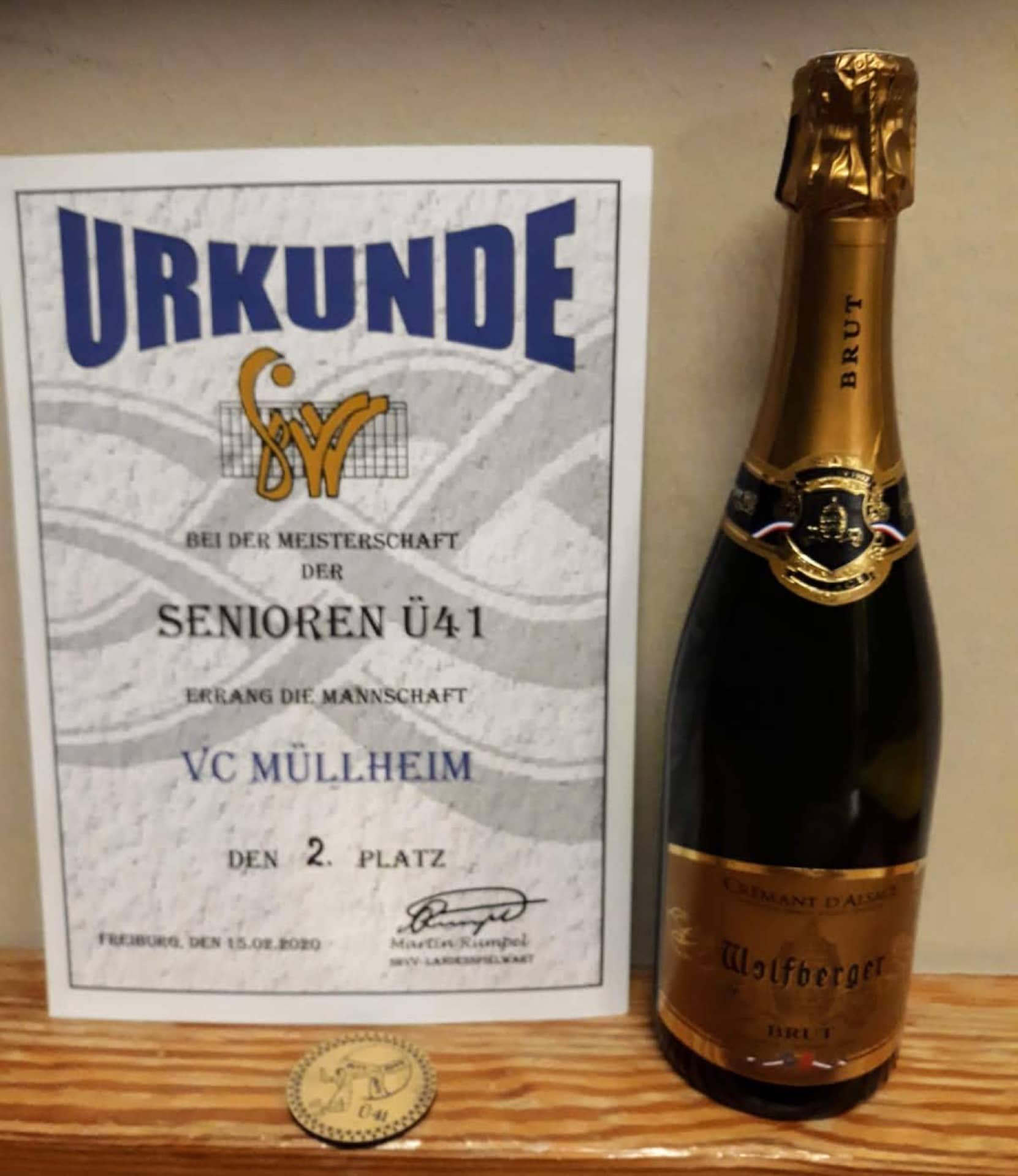 2. Platz beim Ü41 Turnier
